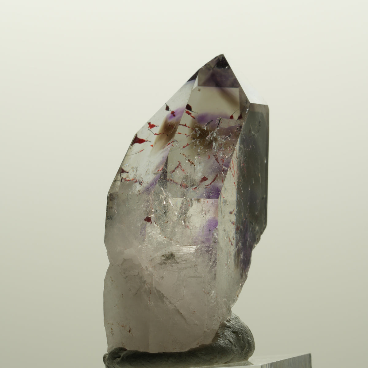 Harlekin Skelett Phantom Amethyst Spitze Streep Mine, Namibia 48*23*17mm #15039