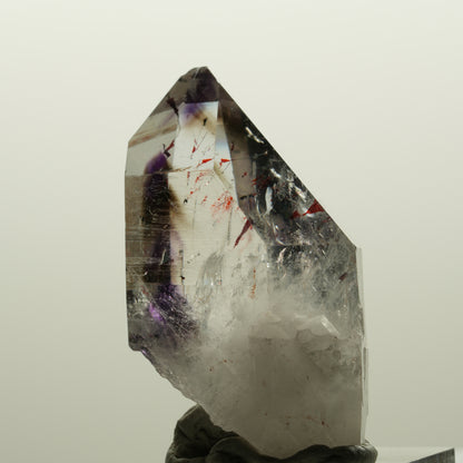 Harlekin Skelett Phantom Amethyst Spitze Streep Mine, Namibia 48*23*17mm #15039