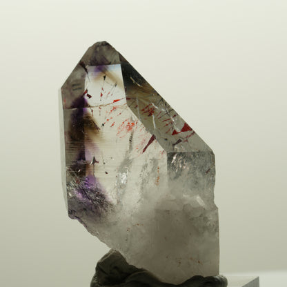 Harlekin Skelett Phantom Amethyst Spitze Streep Mine, Namibia 48*23*17mm #15039