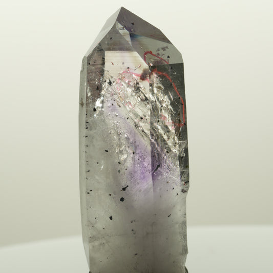 Enhydro Harlekin Skelett Phantom Amethyst Prehnit, 1x Blase Streep Mine Namibia 56*22*14mm #15040