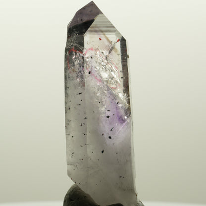 Enhydro Harlekin Skelett Phantom Amethyst Prehnit, 1x Blase Streep Mine Namibia 56*22*14mm #15040