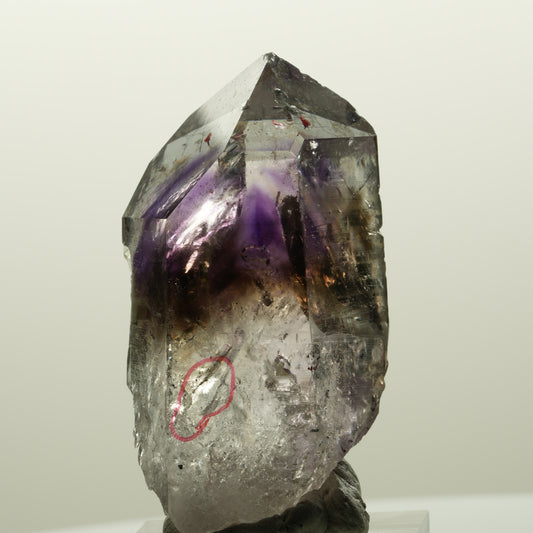 Enhydro Harlekin Skelett Phantom Amethyst Prehnit, 1x Blase Streep Mine Namibia 51*27*20mm #15041