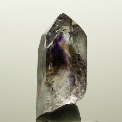 Enhydro Harlekin Skelett Phantom Amethyst Prehnit, 1x Blase Streep Mine Namibia 51*27*20mm #15041