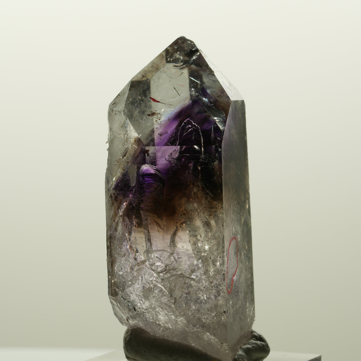 Enhydro Harlekin Skelett Phantom Amethyst Prehnit, 1x Blase Streep Mine Namibia 51*27*20mm #15041
