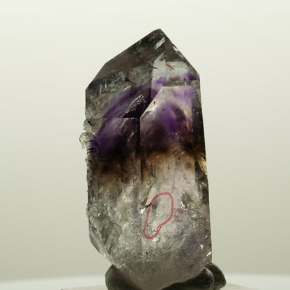 Enhydro Harlekin Skelett Phantom Amethyst Prehnit, 1x Blase Streep Mine Namibia 51*27*20mm #15041
