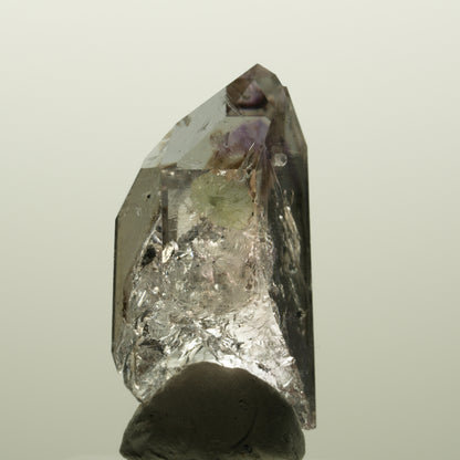 Skelett Phantom Amethyst mit Analcim, Prehnit, Hämatit Streep Mine, Namibia 43*23*16mm #15042