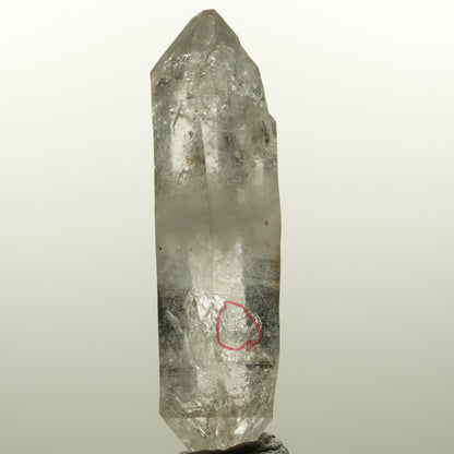 Enhydro Skelett Rauchquarz Doppelender, 1x Blase Goboboseb, Namibia 78*24*21mm #15044