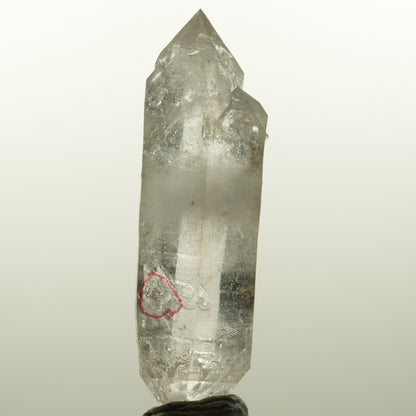 Enhydro Skelett Rauchquarz Doppelender, 1x Blase Goboboseb, Namibia 78*24*21mm #15044