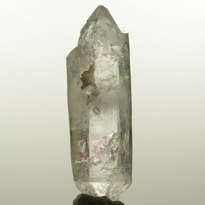 Enhydro Skelett Rauchquarz Doppelender, 1x Blase Goboboseb, Namibia 78*24*21mm #15044