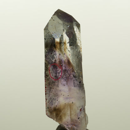 Enhydro Harlekin Lemurian Phantom Amethyst, 1x Blase Streep Mine, Namibia 53*24*15mm #15045