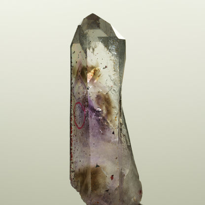 Enhydro Harlekin Lemurian Phantom Amethyst, 1x Blase Streep Mine, Namibia 53*24*15mm #15045