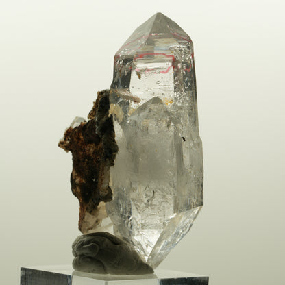 Enhydro Phantom Rauchquarz Skelett Doppelender, 1x Blase Goboboseb, Namibia 58*38*33mm #15046