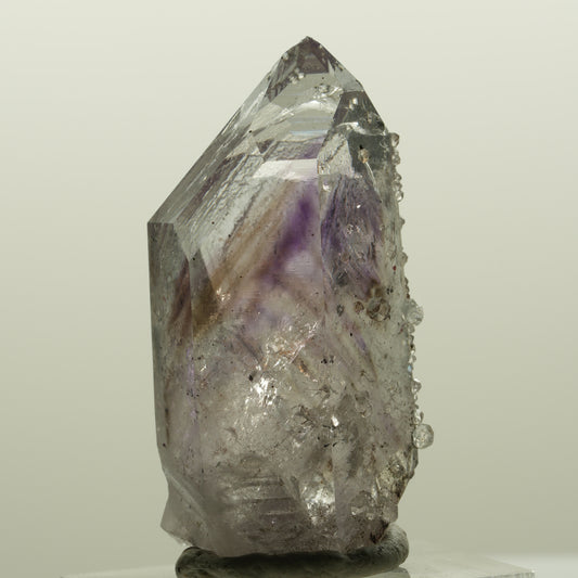 Lemurian Skelett Phantom Amethyst mit Analcim Streep Mine, Namibia 41*20*18mm #15047