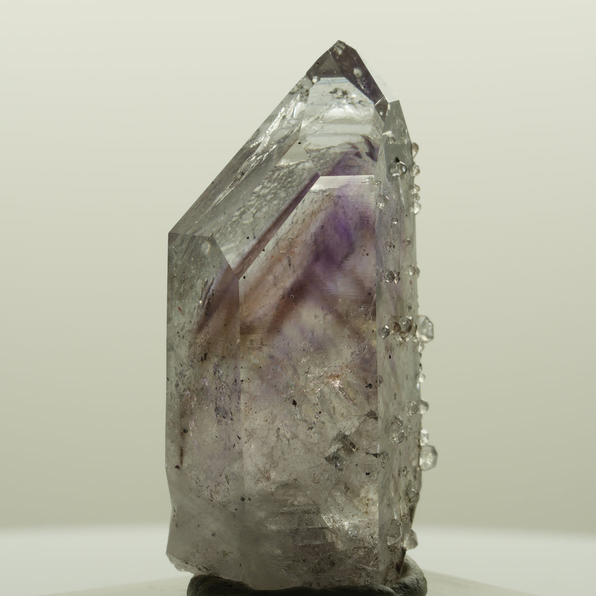Lemurian Skelett Phantom Amethyst mit Analcim Streep Mine, Namibia 41*20*18mm #15047