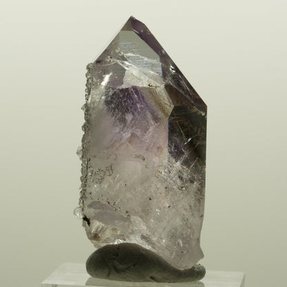 Lemurian Skelett Phantom Amethyst mit Analcim Streep Mine, Namibia 41*20*18mm #15047