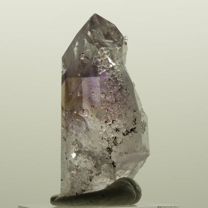 Lemurian Skelett Phantom Amethyst mit Analcim Streep Mine, Namibia 41*20*18mm #15047