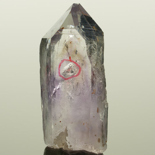 Enhydro Skelett Phantom Amethyst Spitze, 3x Blase Streep Mine Namibia 46*20*17mm #15048