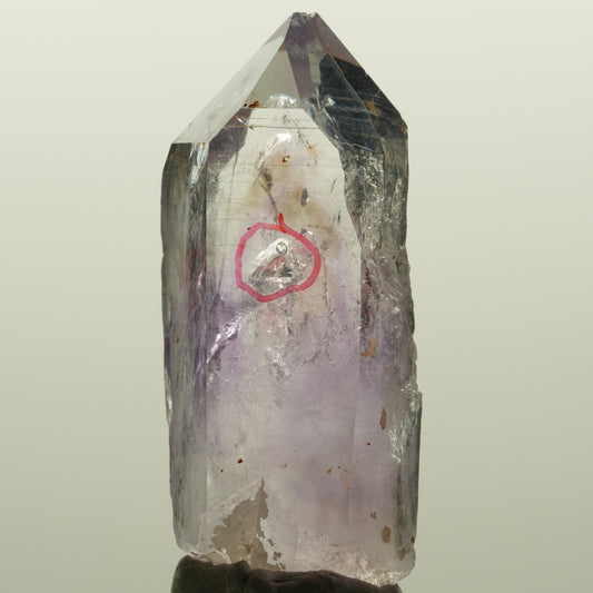Enhydro Skelett Phantom Amethyst Spitze, 3x Blase Streep Mine Namibia 46*20*17mm #15048