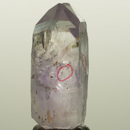 Enhydro Skelett Phantom Amethyst Spitze, 3x Blase Streep Mine Namibia 46*20*17mm #15048