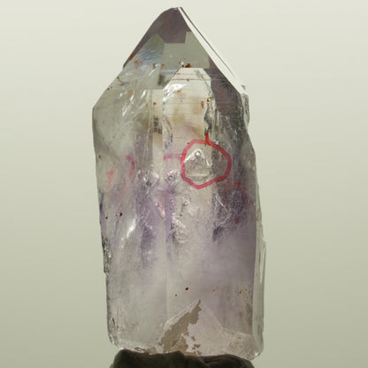 Enhydro Skelett Phantom Amethyst Spitze, 3x Blase Streep Mine Namibia 46*20*17mm #15048