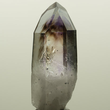 Harlekin Lemurian Phantom Amethyst Spitze Streep Mine, Namibia 47*18*16mm #15049
