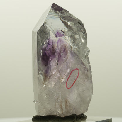 Enhydro Lemurian Phantom Amethyst, Analcim Prehnit 1x Blase Streep Mine Namibia 47*24*19mm #15050