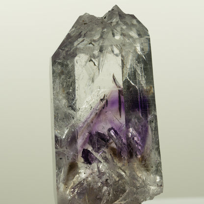 Lemurian Phantom Amethyst mit Prehnit, Hämatit, Epidot Streep Mine, Namibia 53*28*17mm #15051