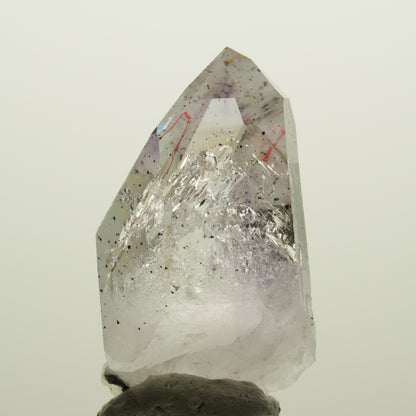 Enhydro Skelett Phantom Amethyst mit Hämatit, große Blase Streep Mine, Namibia 47*26*20mm #15054