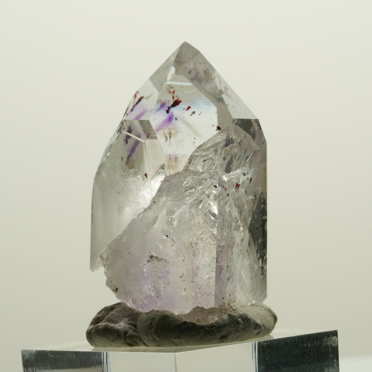 Harlekin Skelett Phantom Amethyst Spitze Streep Mine, Namibia 39*27*23mm #15055