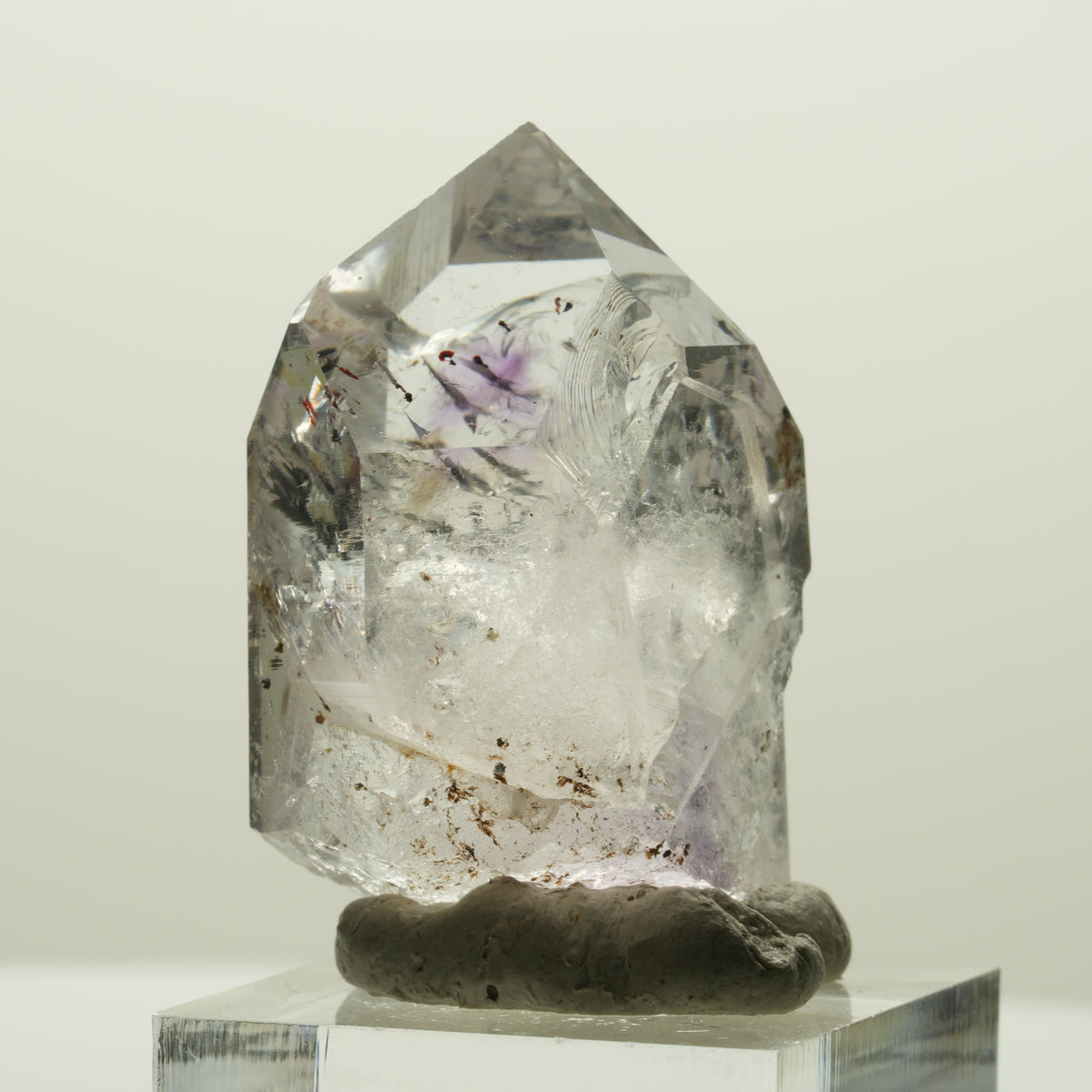 Harlekin Skelett Phantom Amethyst Spitze Streep Mine, Namibia 39*27*23mm #15055