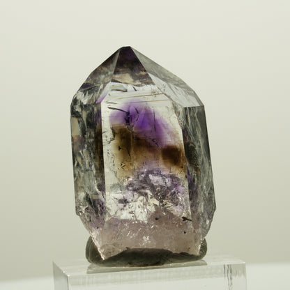 Harlekin Lemurian Phantom Amethyst Spitze Streep Mine, Namibia 38*25*15mm #15056