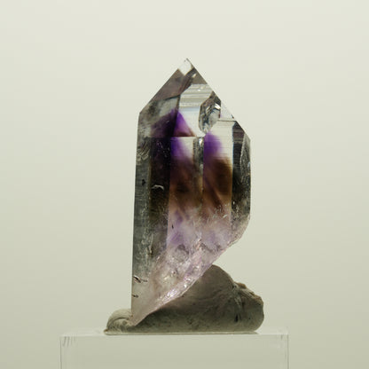 Harlekin Lemurian Phantom Amethyst Spitze Streep Mine, Namibia 38*25*15mm #15056