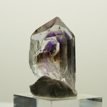 Harlekin Lemurian Phantom Amethyst Spitze Streep Mine, Namibia 38*25*15mm #15056