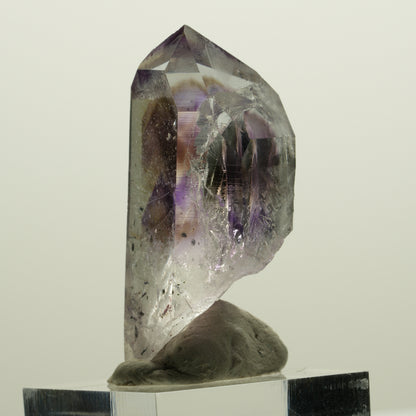 Harlekin Lemurian Phantom Amethyst Spitze Streep Mine, Namibia 43*19*22mm #15057