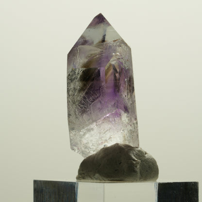 Harlekin Lemurian Phantom Amethyst Spitze Streep Mine, Namibia 43*19*22mm #15057
