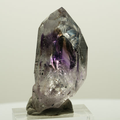 Harlekin Lemurian Phantom Amethyst Spitze Streep Mine, Namibia 43*19*22mm #15057