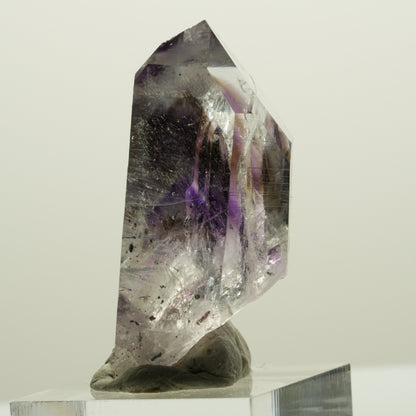 Harlekin Lemurian Phantom Amethyst Spitze Streep Mine, Namibia 43*19*22mm #15057