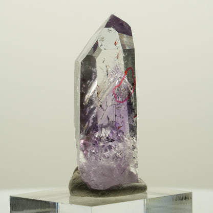 Enhydro Harlekin Skelett Phantom Amethyst, 2x Blase Streep Mine, Namibia 41*24*15mm #15059