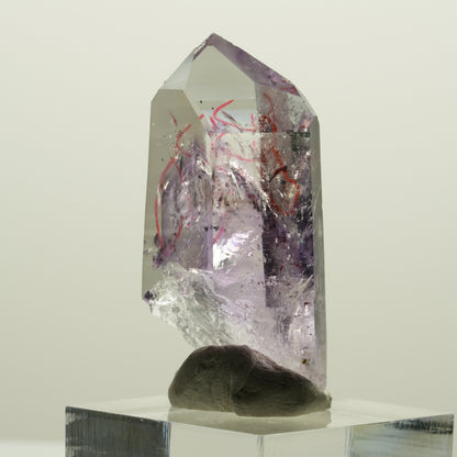 Enhydro Harlekin Skelett Phantom Amethyst, 2x Blase Streep Mine, Namibia 41*24*15mm #15059