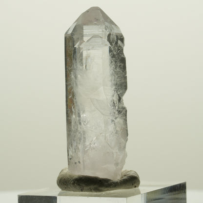 Lemurian Skelett Phantom Amethyst mit Hämatit Streep Mine, Namibia 44*17*15mm #15061