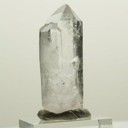 Lemurian Skelett Phantom Amethyst mit Hämatit Streep Mine, Namibia 44*17*15mm #15061