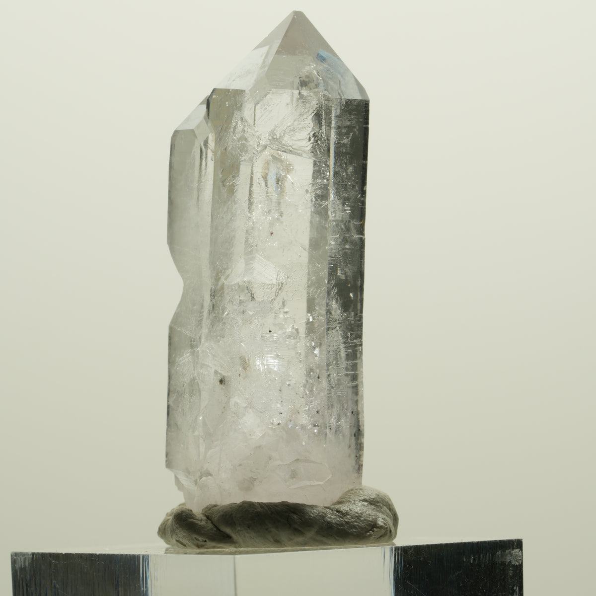 Lemurian Skelett Phantom Amethyst mit Hämatit Streep Mine, Namibia 44*17*15mm #15061