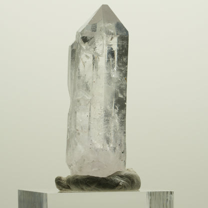 Lemurian Skelett Phantom Amethyst mit Hämatit Streep Mine, Namibia 44*17*15mm #15061