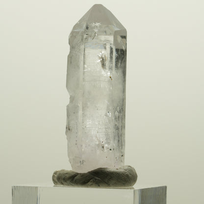 Lemurian Skelett Phantom Amethyst mit Hämatit Streep Mine, Namibia 44*17*15mm #15061