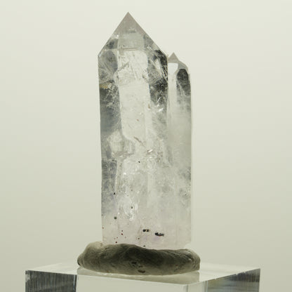 Lemurian Skelett Phantom Amethyst mit Hämatit Streep Mine, Namibia 44*17*15mm #15061