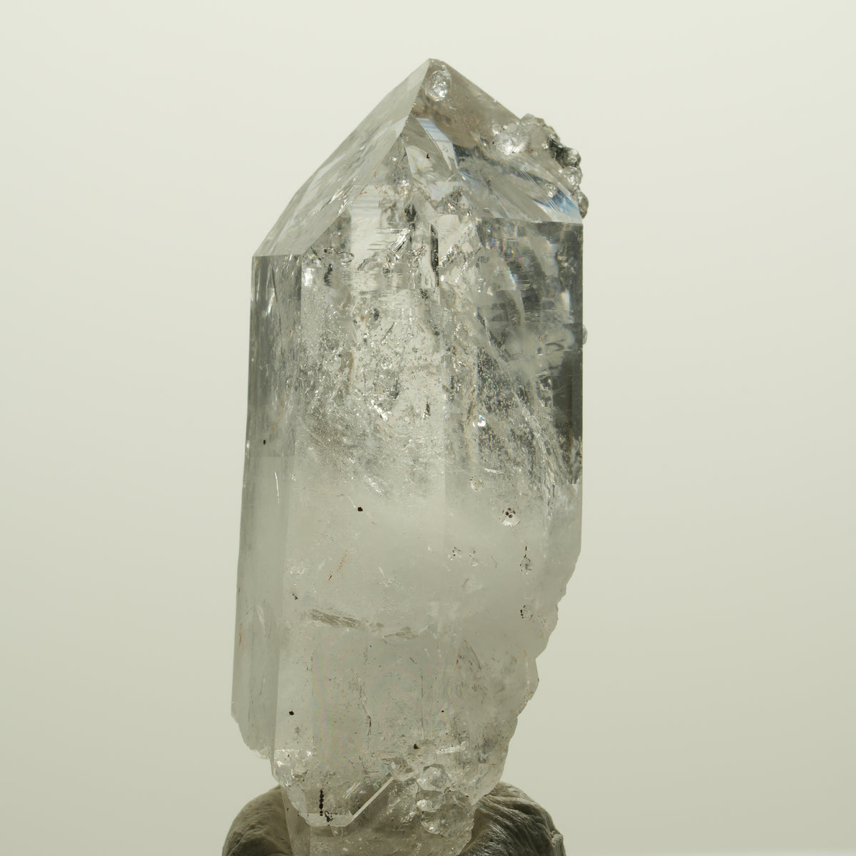 Seltene Skelett Phantom Rauchquarz mit Analcim Streep Mine, Namibia 49*19*19mm #15062