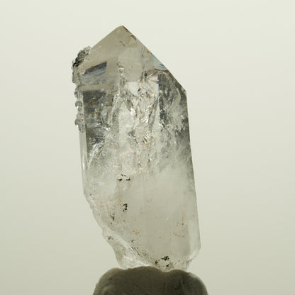 Seltene Skelett Phantom Rauchquarz mit Analcim Streep Mine, Namibia 49*19*19mm #15062