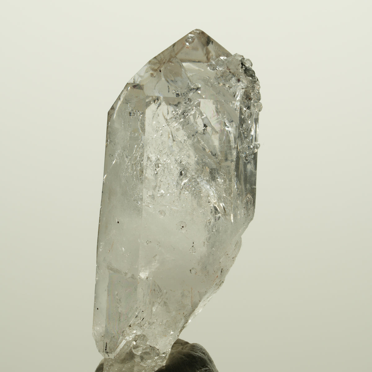 Seltene Skelett Phantom Rauchquarz mit Analcim Streep Mine, Namibia 49*19*19mm #15062