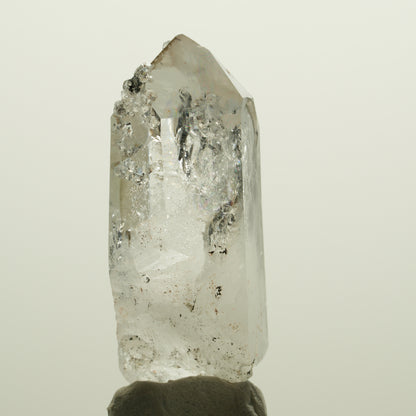 Seltene Skelett Phantom Rauchquarz mit Analcim Streep Mine, Namibia 49*19*19mm #15062