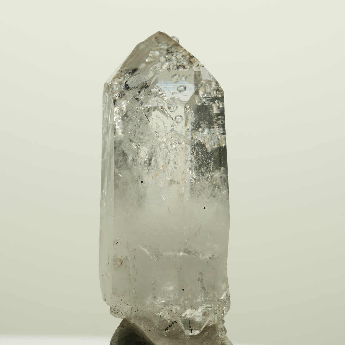 Seltene Skelett Phantom Rauchquarz mit Analcim Streep Mine, Namibia 49*19*19mm #15062